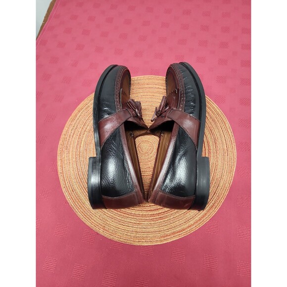 Johnston & Murphy Aragon II Kiltie Tassel Loafer Two Tone Black/Brown Mens Size main image 8